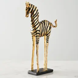 Golden Zebra Decorative