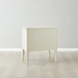 Beckham White Bedside Table
