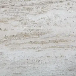 Monolith Natural Cream Travertine Side Table