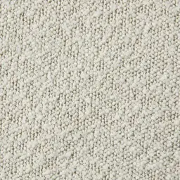 Milana Snow White Boucle Dining Chair - Black Metal Legs