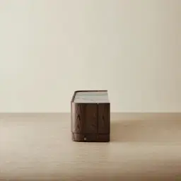 Terzetto Pandora Brown Sintered Stone Entertainment Unit - Dark Brown Wood