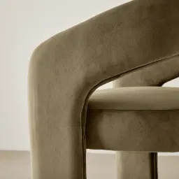 Delaney II Olive Green Velvet Dining Chair