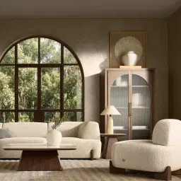 Karina Fusion Grey Fabric Occasional Chair