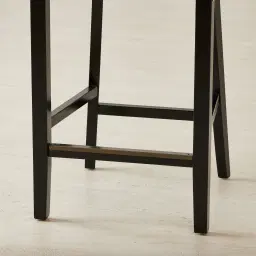 Saxon II Cloud Grey Vegan Leather Bar Stool