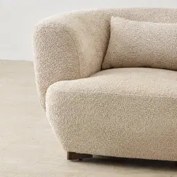 Antonella Mid Beige Woven Fabric Occasional Chair