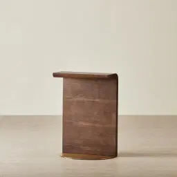 Reeves Amber Brown Side Table