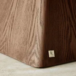 Dunstan Amber Brown Veneer High Coffee Table