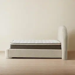 Estelle Stone Cream Queen Bed