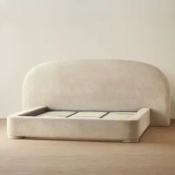 Estelle Mid Beige King Bed