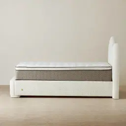 Poppy Stone Cream King Single Bed