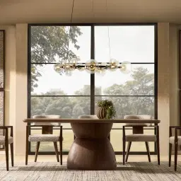 Xavier Walnut Brown Wooden Rectangular Dining Table - 200x100cm