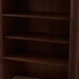 San Pierre II Ebony Brown Ash Veneer Bookshelf