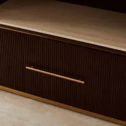 San Pierre II Ebony Brown Ash Veneer Bookshelf
