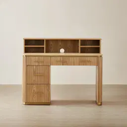 San Pierre Kids Light Brown Ash Veneer Study Desk