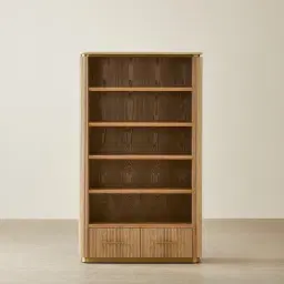San Pierre Kids Light Brown Ash Veneer Bookshelf