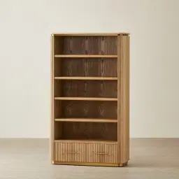 San Pierre Kids Light Brown Ash Veneer Bookshelf