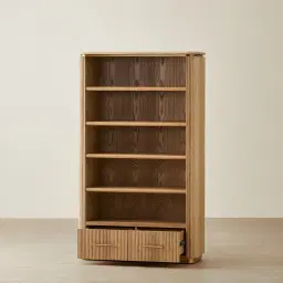 San Pierre Kids Light Brown Ash Veneer Bookshelf