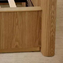 San Pierre Light Brown Ash Veneer King Single Bed