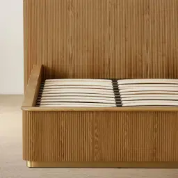 San Pierre Light Brown Ash Veneer Double Bed