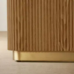 San Pierre Light Brown Ash Veneer Double Bed