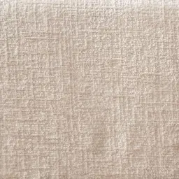 Riviera III Powder White Chenille Fabric Sofa - Left Seat