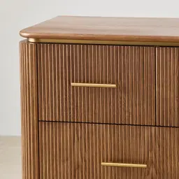 San Pierre Kids Toffee Brown Ash Veneer Dresser