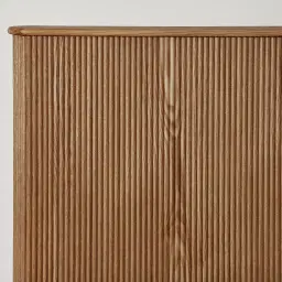 San Pierre Toffee Brown Ash Veneer King Single Bed