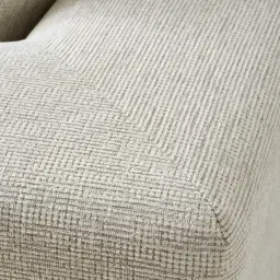 Riviera III Isabelline White Fabric Occasional Chair