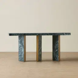 Luna Matte Emerald Sintered Stone Console Table