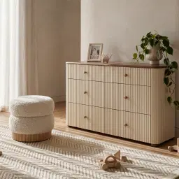 Harper Beige Kids Dresser