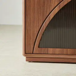 Costanza Mocha Walnut Brown Wooden Entertainment Unit