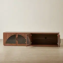 Costanza Mocha Walnut Brown Wooden Entertainment Unit