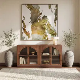 Costanza Mocha Walnut Brown Wooden Sideboard