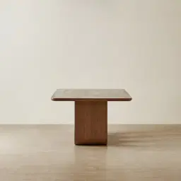 Costanza Mocha Walnut Brown Wooden Dining Table