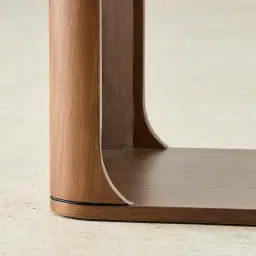 Capri Mocha Walnut Veneer Side Table