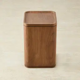 Capri Mocha Walnut Veneer Side Table