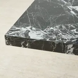 Thames Napoleon Black Sintered Stone Dining Table