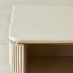 San Pierre Kids Beige Painted Wooden Bedside Table