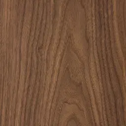 Whimsy Walnut Brown Wooden Dining Table - Taj Mahal Sintered Stone Top