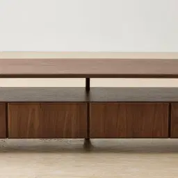 Dunstan Smoky Walnut Veneer Entertainment Unit