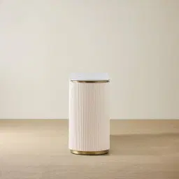 Archie Cream Wooden Sideboard with White Sintered Stone Top