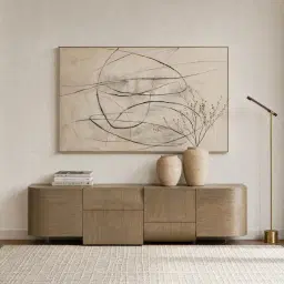 Jamil Ash Oak Veneer Entertainment Unit