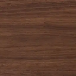 Ophelia Smoky Walnut Veneer Curved Coffee Table - 140x80cm