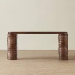 Ophelia Smoky Walnut Veneer Console Table