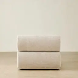 Pebbla Tuscan Sand Fabric Armless Module