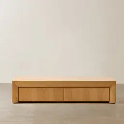 Salvador Light Oak Veneer Rectangular Coffee Table