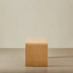 Reeves Light Ash Veneer Ottoman Table