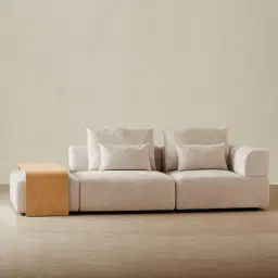Reeves Light Ash Veneer Ottoman Table