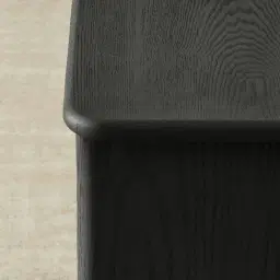 Dunstan Black Ash Veneer Entertainment Unit