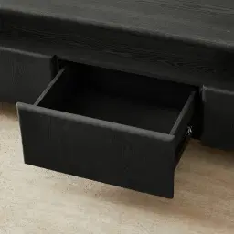 Dunstan Black Ash Veneer Entertainment Unit